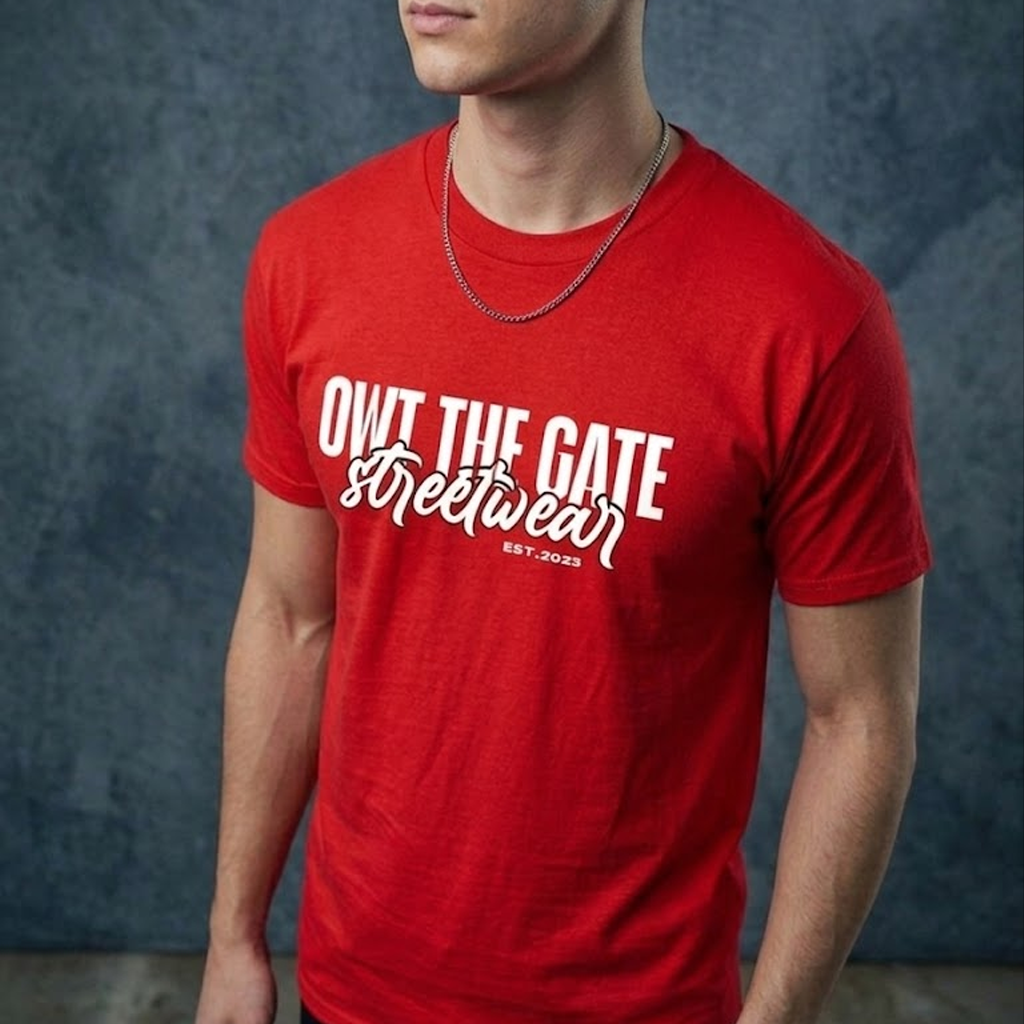 OTG | RED SCRIPT TEE