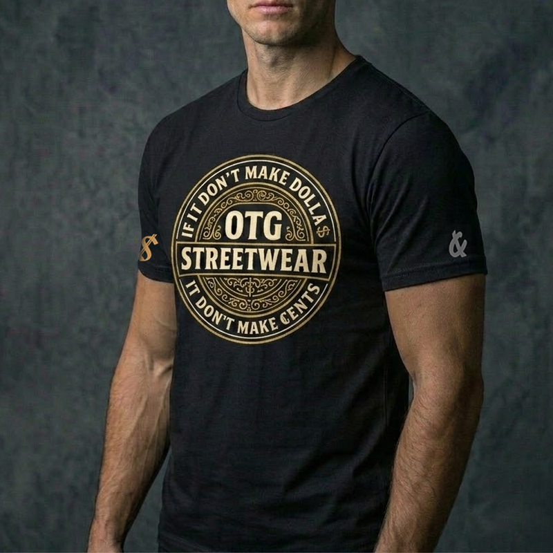 DON'T MAKE DOLLAS TEE | BLACK